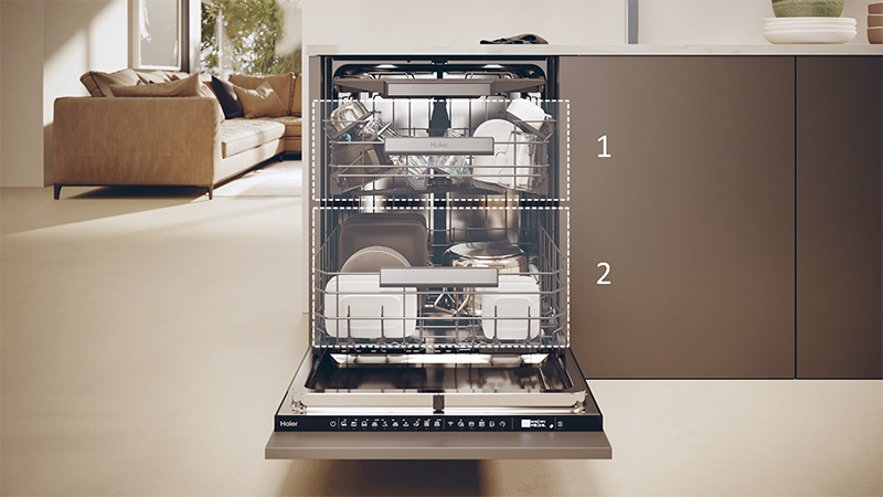 Una lavastoviglie che si adatta alle tue necessità