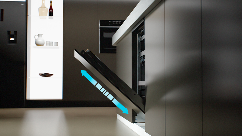 Kluzná dekorační deska, Výkyvné panty