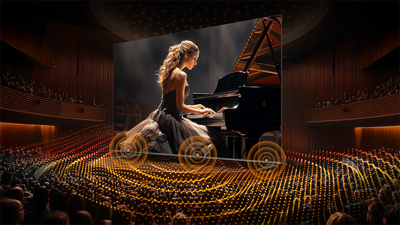 Silný a čistý zvuk soundbaru přímo ve vaší televizi