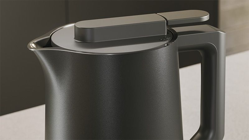 Special lid with button that reduces cooling